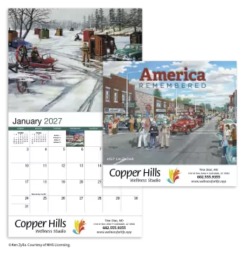 America Remembered Appointment Wall Calendar - Stapled